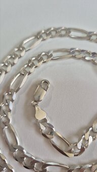 Masivní pánský stříbrný řetěz 33,05 g - 5