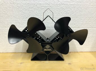 Nový krbový ventilátor 2-vrtulový - 5