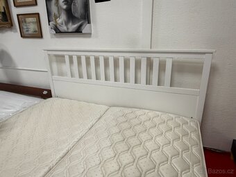 Postel IKEA 200x200 bílá KOMPLET - 5