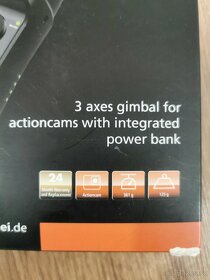 3 osy steadycam stabilizator na akcni kamery - 5
