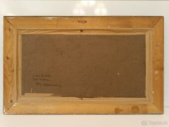 Obraz Jindřichův Hradec, Cihelna, olej 37x40 - 5