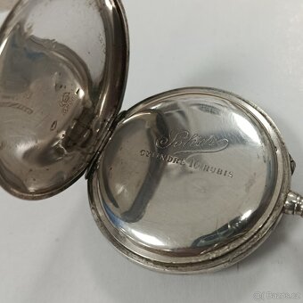 Stříbrné kapesní hodinky HELLOS - 5