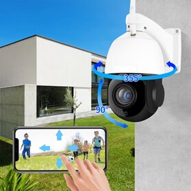 Bezpečnostní 4K-IP WIFI kamera 8MP PTZ/POE,CCTV,30X ZOOM PTZ - 5