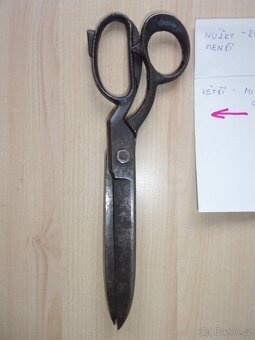 2x HISTORICKÉ KREJČOVSKÉ NŮŽKY - MIKOV a SOLINGEN - 5