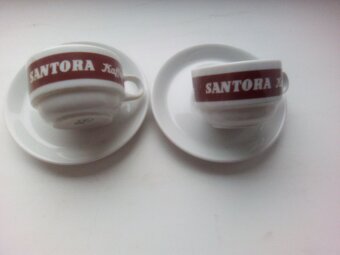 RETRO - PORCELÁNOVÉ ŠÁLKY+ PODŠÁLKY - 5