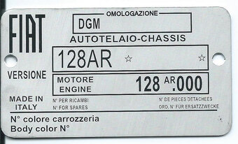 Štítky na Velorex, Fiat, Citroen, Lancia, Kia, Audi - 5