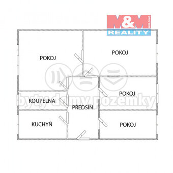 Prodej bytu 4+1, 84 m², Litvínov, ul. Hamerská - 5