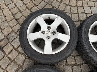 Alu kola Peugeot 4x108 letni pneu 195/55 r16 Leao - 5