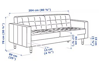 Gauč / pohovka (ikea) - 5