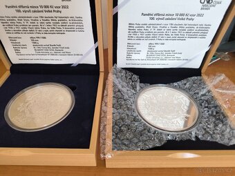 10 000 Kč Založení Velké Prahy proof + BK - 5