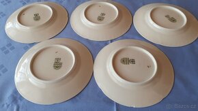 Stará porcelánová koláčová souprava - 5