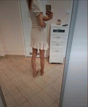 Běžové šaty Stradivarius, vel. XS - 5