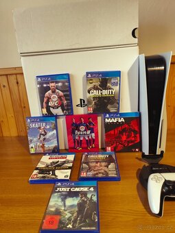 PS5 herní konzole záruční list , hry - 5