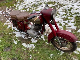 Jawa 350 / 354 kývačka, původní stav, patinovka, po STK - 5