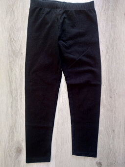 Kalhoty ZARA vel. 104, 3-4 r., černé legíny 110 - 5