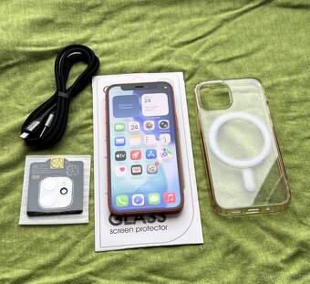 🍏 Apple Iphone 12 Mini 64GB RED 🍎 100% baterie 🔋 - 5