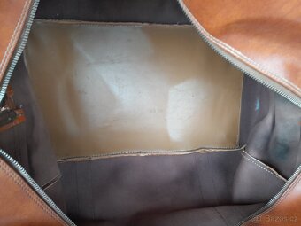 KOŽENÁ CESTOVNÍ ZAVAZADLA retro 70.léta - 5