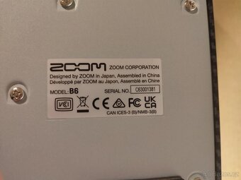 Basový multiefekt Zoom B6 - 5