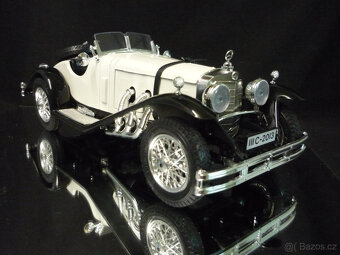 Mercedes Benz SSK bílý Bburago 1/18 - 5