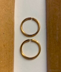 Piercing 14 Kt zlato - 5