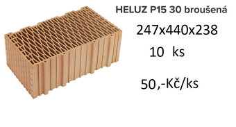 Cihly HELUZ PLUS 44, HELUS 11,5 broušená, HELUZ MIAKO a jiné - 5
