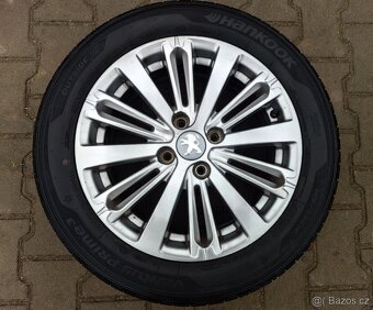 Alu kola originál Peugeot 208 4x108 R16 KRÁSNA SADA - 5