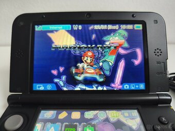 Nintendo 3DS XL (LL) Black + homebrew hack a 64GB karta - 5