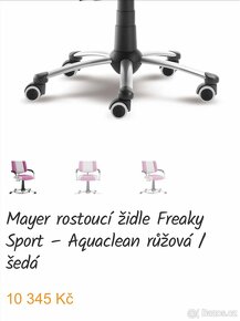 Dětská rostoucí židle Mayer Freaky Sport – Aquaclean - 5