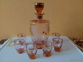 Prodám retro likérovou soupravu. - 5