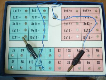 Stará hra Elektrická násobilka Styl Plzeň - 5