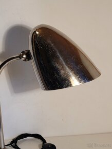 kloubová funkční chromovaná lampa, lampička od J. Anýž - 5