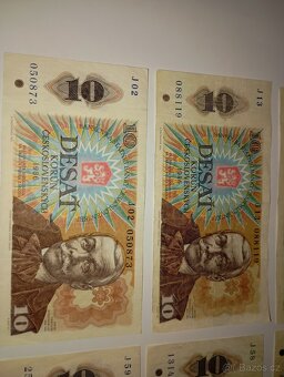 BANKOVKY 10 KČS VČETNĚ VZÁCNĚJŠÍCH VYŠŠÍCH SÉRIÍ - 5