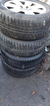 Zimni kola audi a6 4f 225/55 r16 zimni gumy 5x112 - 5
