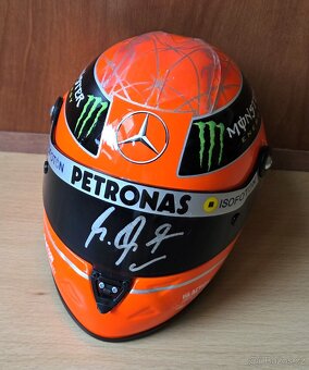 Michael Schumacher originální autogram replika helmy 1:2 - 5
