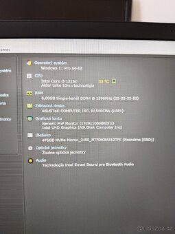 Prodej nového nevyzvednuteho ntb Asus ExpertBook - 5