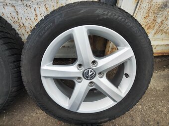 16"zimní alu sada Aspen 5x112 origo Golf 7 6 Touran Caddy - 5