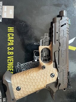 Airsoftova pistole hi capa 3.8 na green gas - 5
