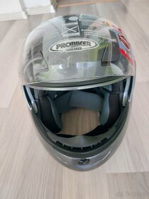 Nová motorkářská helma Probiker, vel. M - 5