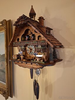 Třizávažove kukačkové hodiny HONES - 5