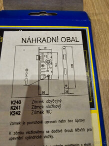 Zadlabávací zámek dozický K240 - 5