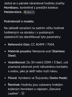 Panske hodinky Montblanc - 5