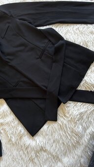 Černý set sako + kalhoty - 5