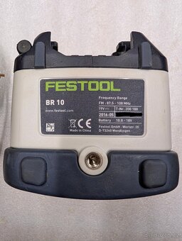 FESTOOL BR 10 rádio na stavbu - 5