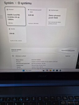 Kovový notebook Acer Swift SF315-51 - 5