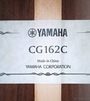 Predam klasicku gitaru YAMAHA CG162C + kufor. Zn.cena. - 5