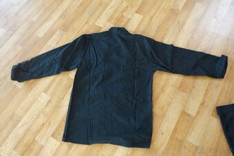 Černý kuchařský set –rondon + kalhoty (Mija, 100% bavlna) P - 5