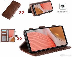 Pouzdro na telefon, peněženka na Samsung A32 4G - 5