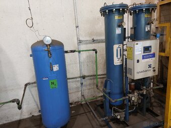 Generátor dusíku, (vyvíječ dusíku) 7,4 Nm3/h - 5