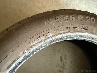 prodám letní pneumatiky 195/55/20 Continental celá sada - 5