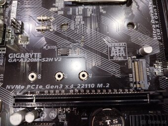 Základní deska AM4 GA-A320M-S2H V2 + Ryzen 5 2400G - 5